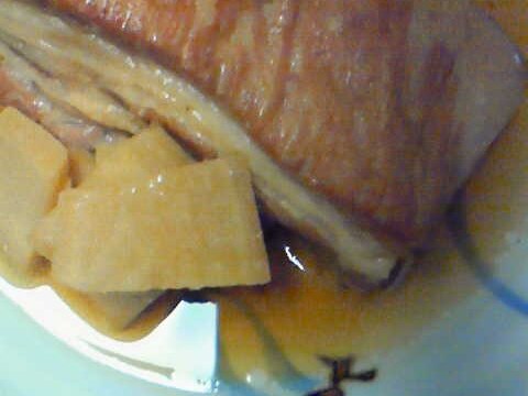 しょうがの香りの豚の角煮♫